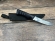 Нож Барракуда сталь 95х18, черный граб резная (распродажа) 