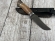 Нож Коршун сталь булат материал карельская береза коричневая  и карельская береза янтарь (распродажа)