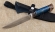 Нож Алтай сталь Sandvik 12C27, рукоять стабилизированная карельская береза 