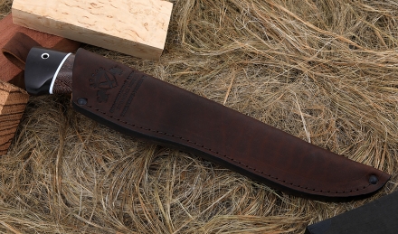 Нож Барракуда сталь дамаск, рукоять венге-черный граб Нож Барракуда сталь дамаск, рукоять венге-черный граб