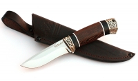 Нож Нырок сталь ELMAX, рукоять венге-черный граб,мельхиор - IMG_5768.jpg