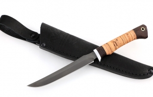 Нож Дамский сталь Х12МФ, рукоять береста