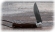 Нож Лиса, складной, сталь Х12МФ, рукоять накладки коричневый граб