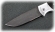 Нож Беркут, складной, сталь Х12МФ, рукоять накладки акрил черный с дюралью