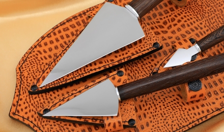 Набор ножей для просфоры 95Х18 венге Набор ножей для просфоры 95Х18 венге