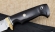 Нож Барракуда-3 сталь Sandvik 12C27 рукоять черный граб