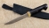 Нож Барракуда-3 сталь Sandvik 12C27 рукоять черный граб