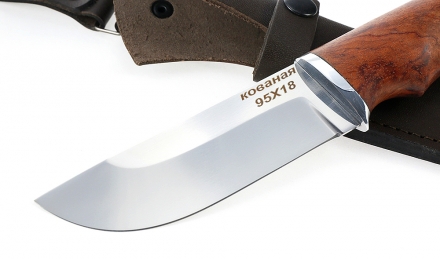 Нож Югра сталь 95х18, рукоять бубинга Нож Югра сталь 95х18, рукоять бубинга