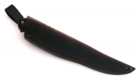 Нож Охотник сталь ELMAX , рукоять карельская береза-черный граб,мельхиор - IMG_5774.jpg