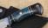Нож Бобр сталь Sandvik 12C27, рукоять G10, карельская береза и черный граб