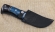Нож Бобр сталь Sandvik 12C27, рукоять G10, карельская береза и черный граб