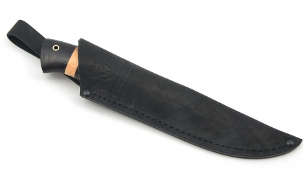 Нож Тунец-2 сталь ELMAX, рукоять черный граб+ кап