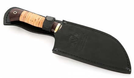 Кухонный нож Шеф №16 сталь Х12МФ рукоять береста Кухонный нож Шеф №16 сталь Х12МФ рукоять береста