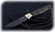 Нож Лиса, складной, сталь булат, рукоять накладки карельская береза стабилизированная коричневая