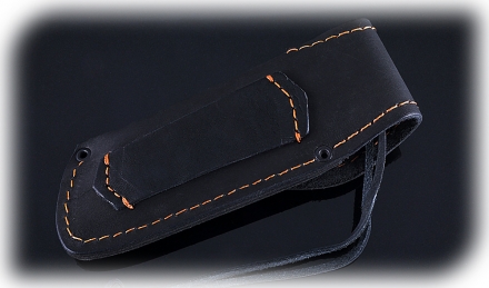 Нож складной Беркут, сталь Х12МФ, рукоять накладки акрил белый