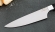 Нож Шеф №5 сталь 95Х18, рукоять черный граб с дюралью