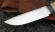 Нож Странник-2 S390 рукоять зуб мамонта стабилизированный желтый черный граб