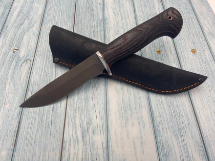 Нож Варан сталь х12мф , рукоять брашированный ясень (Распродажа) 