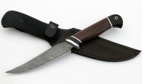 Нож Рыболов-5 сталь дамаск рукоять венге-черный граб - _MG_2988.jpg