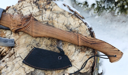 Топор-40 варка металлов углерод+ХВГ ясень резной Топор-40 варка металлов углерод+ХВГ ясень резной