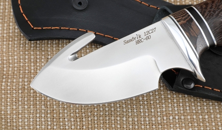 Нож Шкуросъемный-4 сталь Sandvik 12С27 рукоять венге Нож Шкуросъемный-4 сталь Sandvik 12С27 рукоять венге