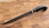 Нож Филейка большая сталь дамаск рукоять акрил коричневый и черный граб (вариант 2)