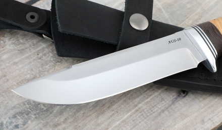 Нож "Русак" сталь AUS-10 рукоять береста Нож "Русак" сталь AUS-10 рукоять береста