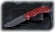 Нож Беркут, складной, сталь Х12МФ, рукоять накладки акрил красный