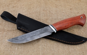 Нож Косуля из пальца гусеницы трактора рукоять падук
