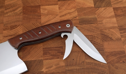 Тяпка №8 три в одном сталь 95Х18 рукоять текстолит Тяпка №8 три в одном сталь 95Х18 рукоять текстолит