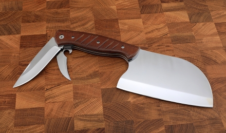 Тяпка №8 три в одном сталь 95Х18 рукоять текстолит Тяпка №8 три в одном сталь 95Х18 рукоять текстолит