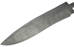 Клинок Медведь, сталь дамаск