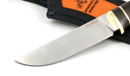 Нож Крот-2 сталь ELMAX (сатин), рукоять карельская береза стабилизированная коричневая Нож Крот-2 сталь ELMAX (сатин), рукоять карельская береза стабилизированная коричневая