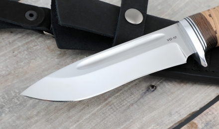 Нож "Амур" сталь VG-10 рукоять береста