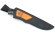 Нож Алтай сталь S390 рукоять карельская береза стабилизированная изумруд, латунь