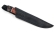 Нож Крот-2 сталь дамаск, рукоять бубинга-черный граб