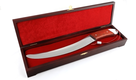 Нож Сабраж, сталь 95Х18 рукоять падук с дюралью