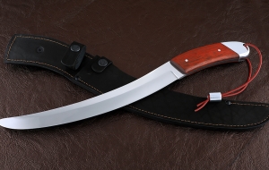 Нож Сабраж, сталь 95Х18 рукоять падук с дюралью