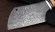 Тяпка №8 сталь Х12МФ, рукоять береста черный граб (зебра)