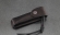 Нож Финка НКВД складная сталь RWL-34 накладки акрил белый+черный с красной звездой со штифтом