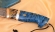 Нож Барракуда сталь дамаск нержавеющий рукоять мокуме-гане карельская береза кость мамонта на подставке