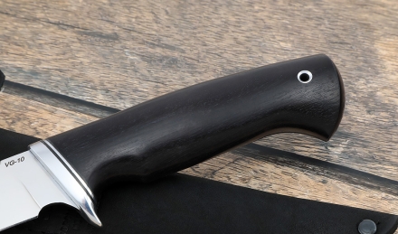 Нож "Байкал" сталь VG-10 рукоять черный граб