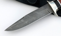 Нож Лидер сталь дамаск, рукоять бубинга-черный граб - _MG_3032oz.jpg
