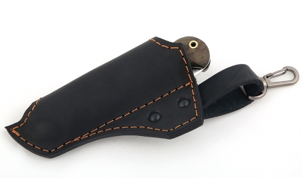 Нож складной Клык, сталь Elmax, рукоять накладки карельская береза стабилизированная коричневая Нож складной Клык, сталь Elmax, рукоять накладки карельская береза стабилизированная коричневая