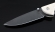 Нож Акула, складной, сталь Х12МФ, рукоять накладки акрил белый