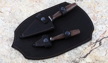 Набор из 2х ножей для просфоры 95Х18 венге Набор из 2х ножей для просфоры 95Х18 венге