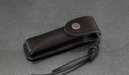 Нож Финка НКВД складная дамаск нержавеющий акрил черный+белый с красной звездой