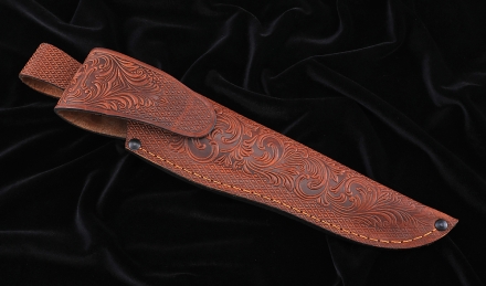 Нож Ирбис дамаск ламинированный с долом железное дерево Нож Ирбис дамаск ламинированный с долом железное дерево
