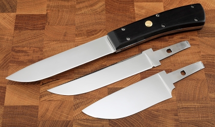 Нож Туристический с тремя сменными клинками Х12МФ рукоять черный граб Нож Туристический с тремя сменными клинками Х12МФ рукоять черный граб