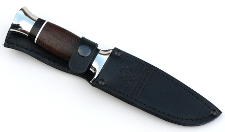 Нож Лидер сталь дамаск, рукоять венге-черный граб Нож Лидер сталь дамаск, рукоять венге-черный граб